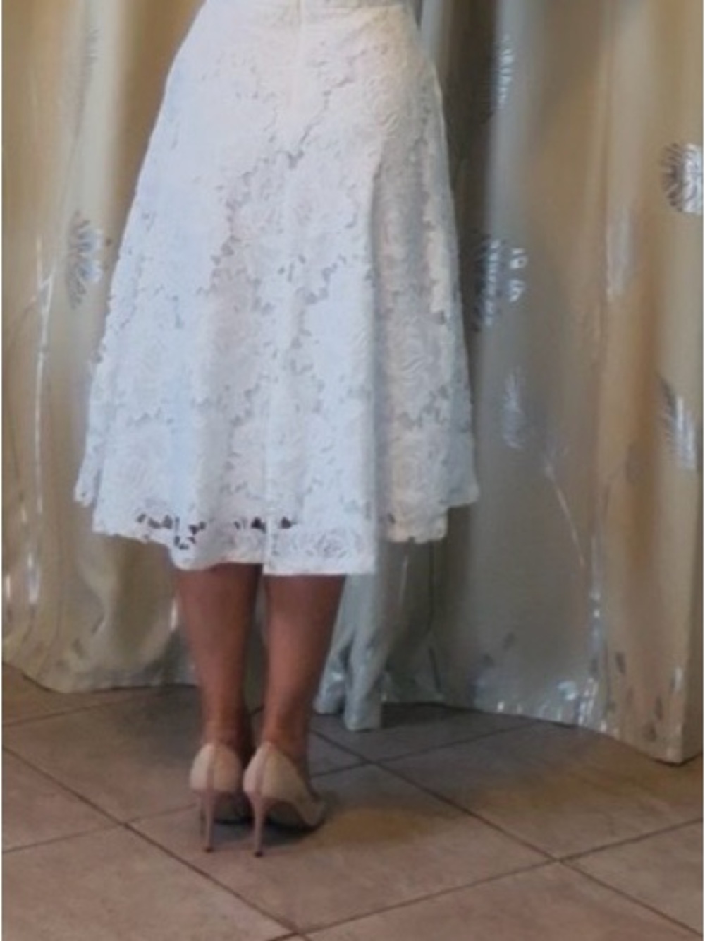 LK Bennet Beige Lace Pointed-Toe Pumps - Picture 12 of 12